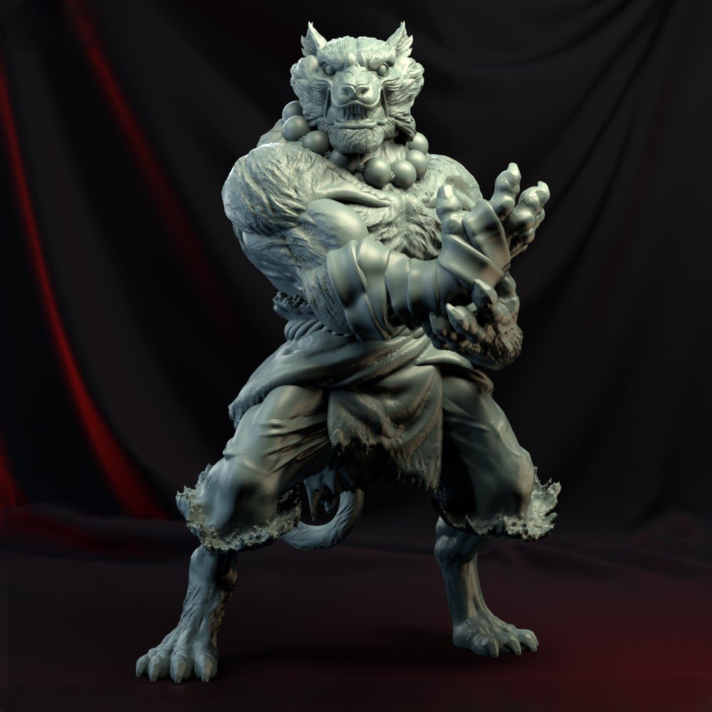 Tabaxi02 - By AiR Beastclaw Tabaxi Warrior - Image 1